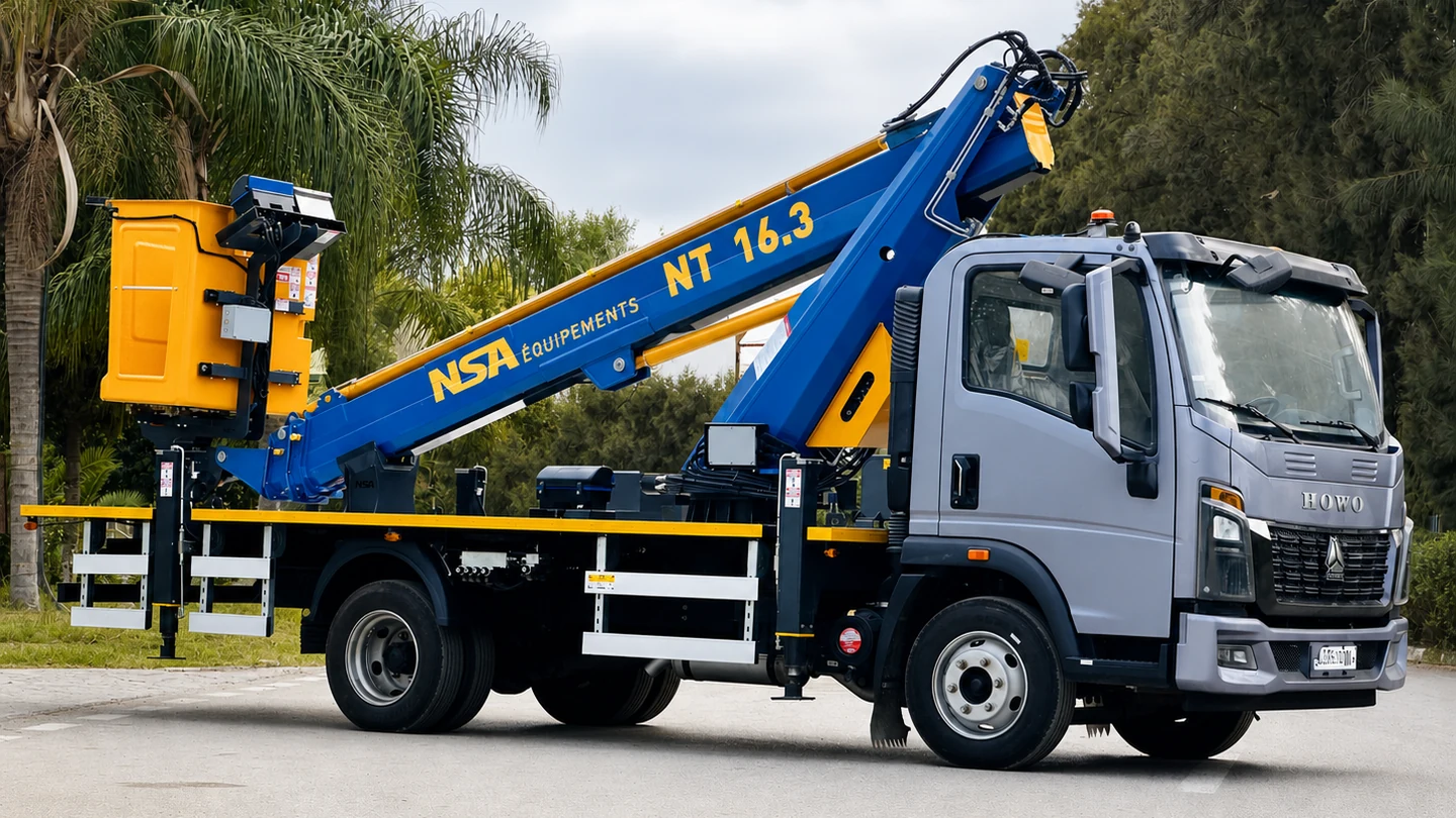 Camion nacelle télescopique NSA